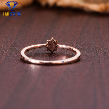 0.05 TDW Round Cut Diamond Women’s Engagement Ring