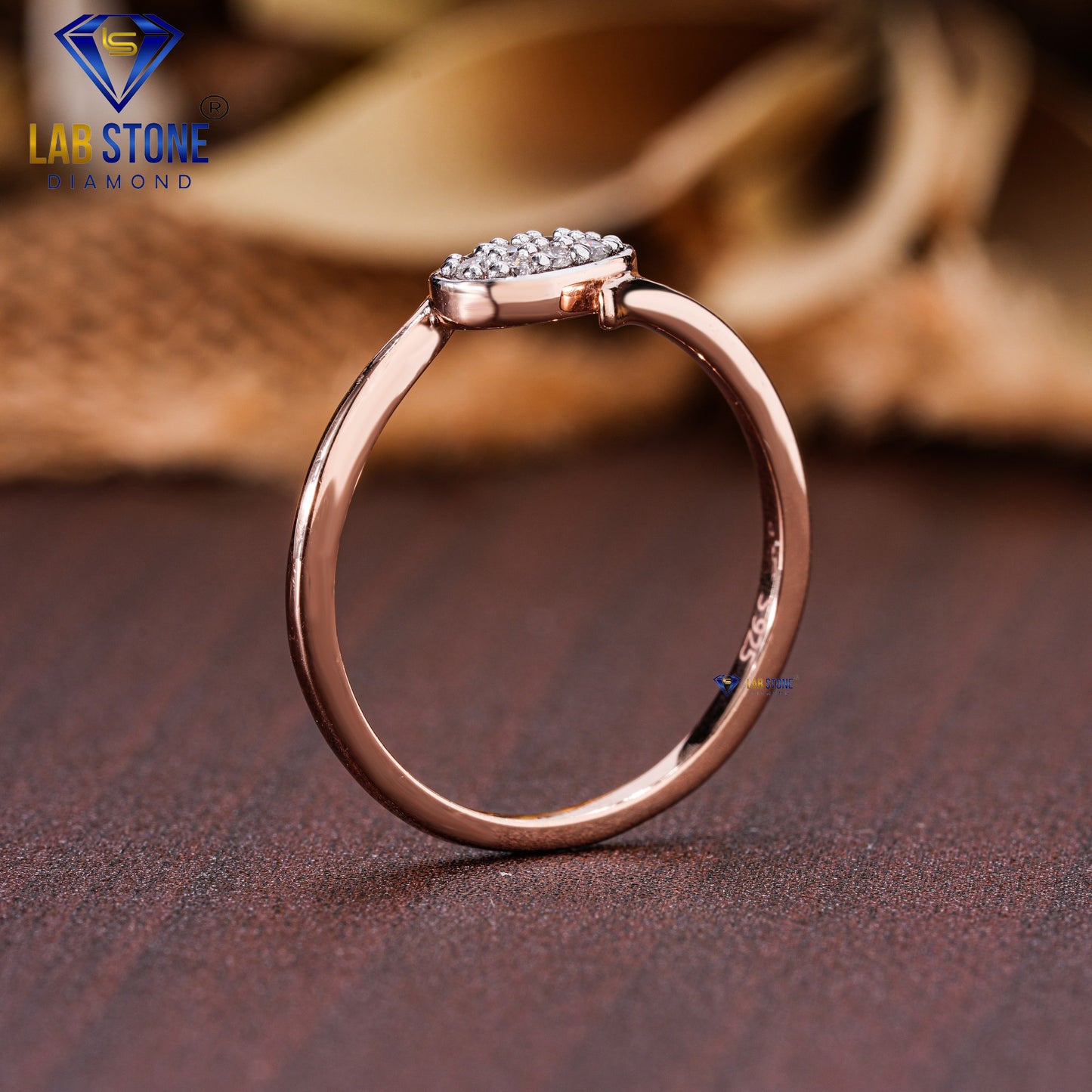 0.10 TDW Round Cut Women’s Engagement Diamond Ring