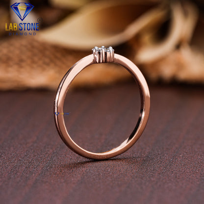 0.07 TDW Round Cut Women’s Engagement Diamond Ring