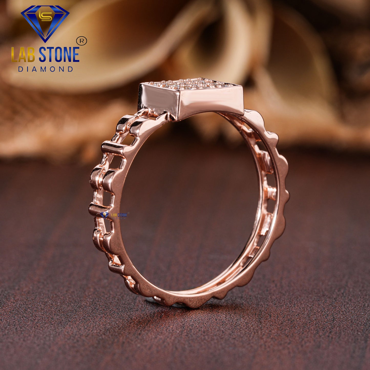 0.26 TDW Round Cut Women’s Petite Diamond Engagement Ring