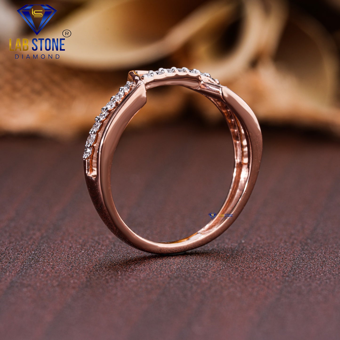 0.14 TDW Round Cut Women’s Diamond Engagement Ring