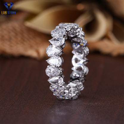5.18 TDW Pear Cut Diamond Women's Eternity Band