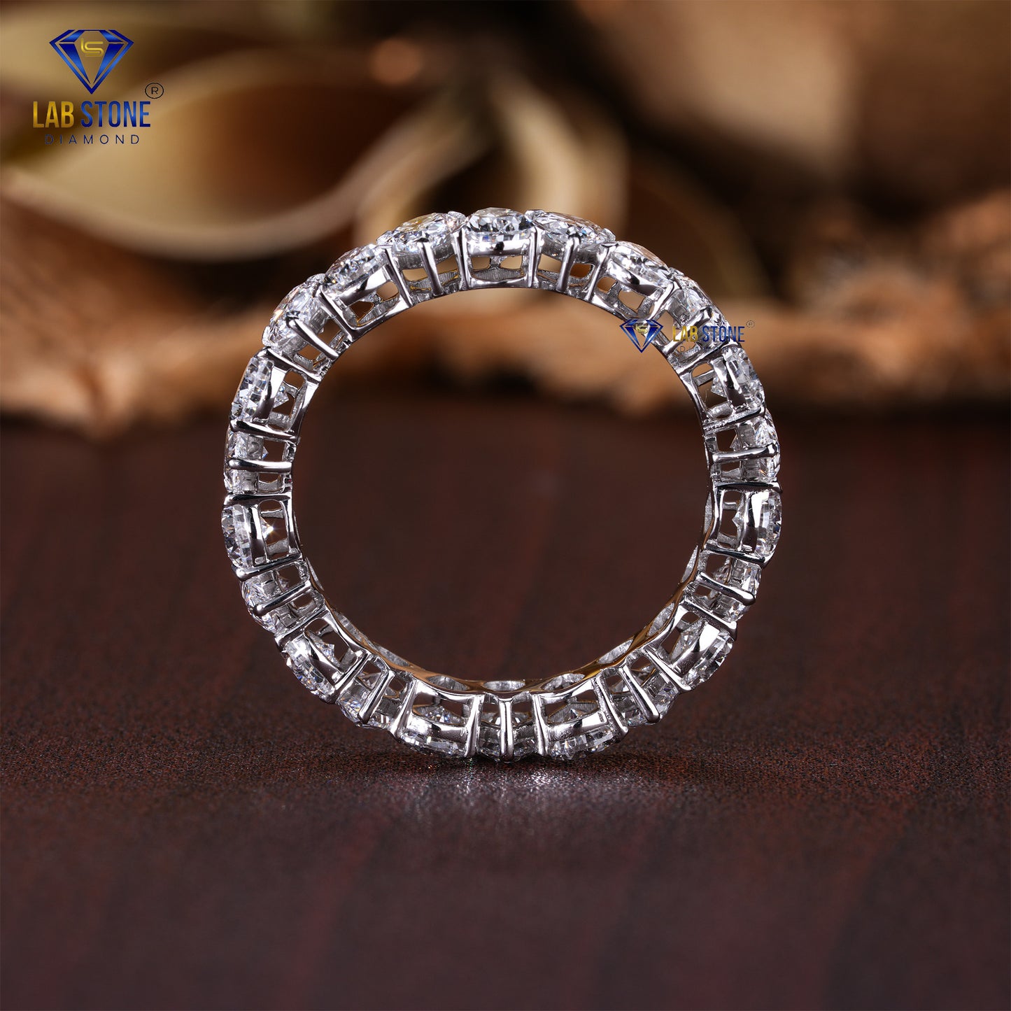 5.18 TDW Pear Cut Diamond Women's Eternity Band