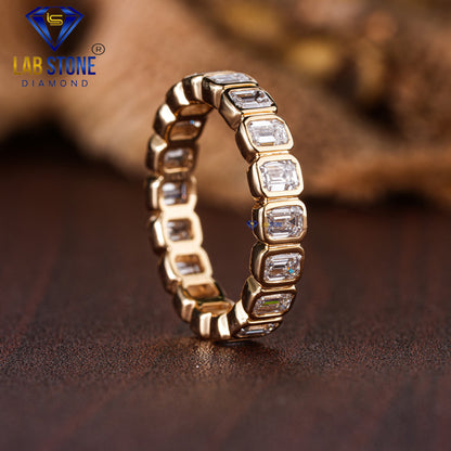 1.60 TDW Emerald Cut Diamond Women’s Eternity Band