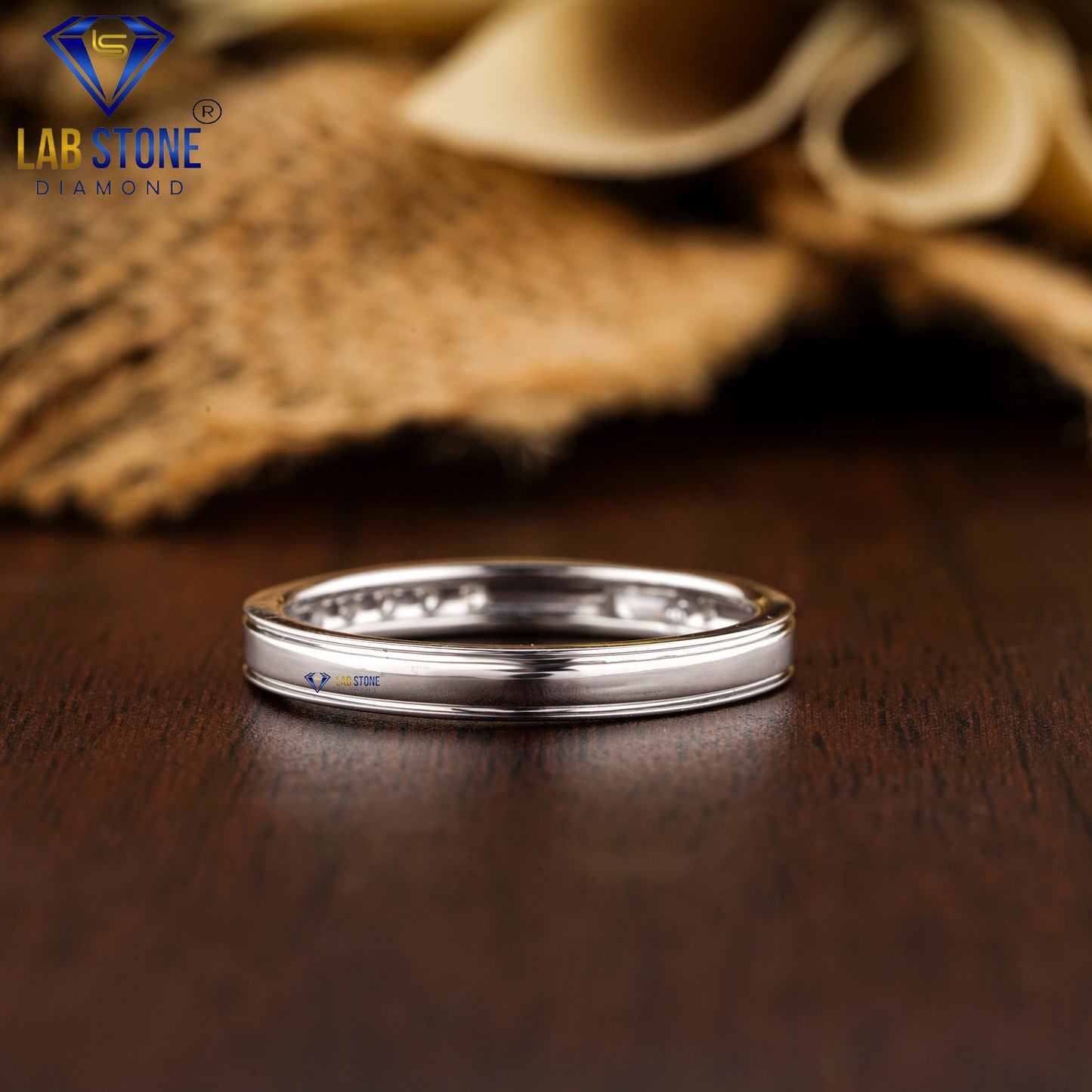 0.30 TDW Round & Baguette Cut Women’s Diamond Band Ring