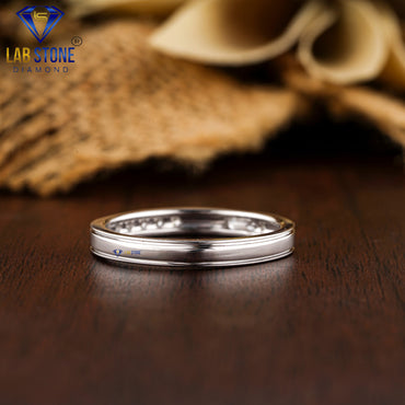 0.30 TDW Round & Baguette Cut Women’s Diamond Band Ring