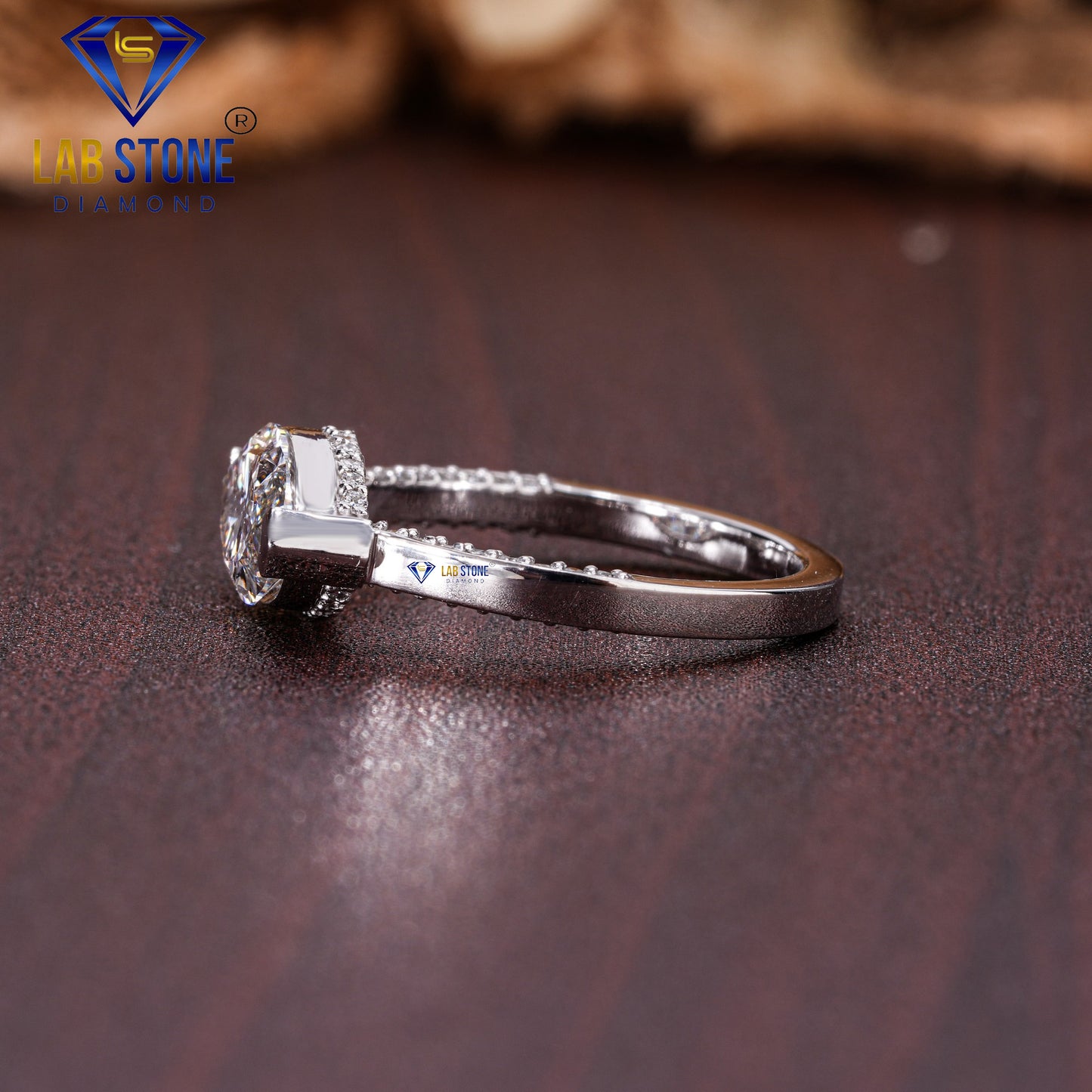 1.56 TDW Marquise & Round Cut Diamond Women’s Engagement Ring