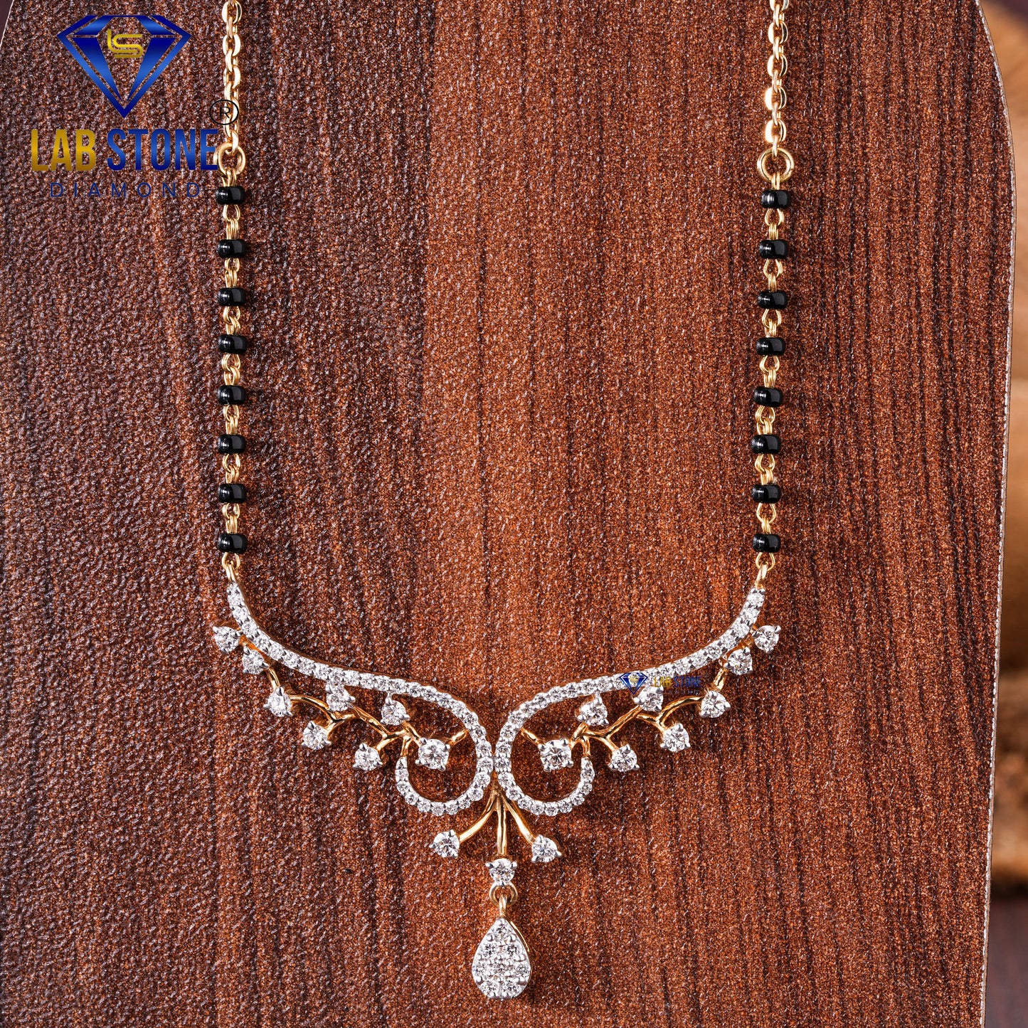 0.90 TDW Round Cut Diamond Women’s Mangalsutra