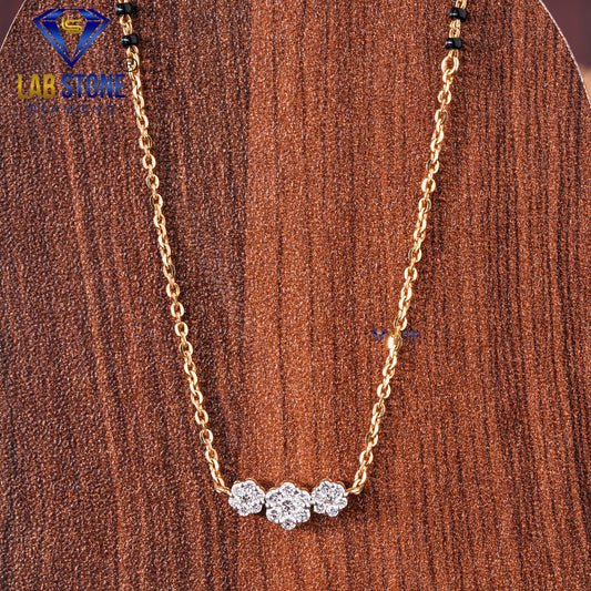0.38 TDW Round Cut Diamond Women’s Mangalsutra