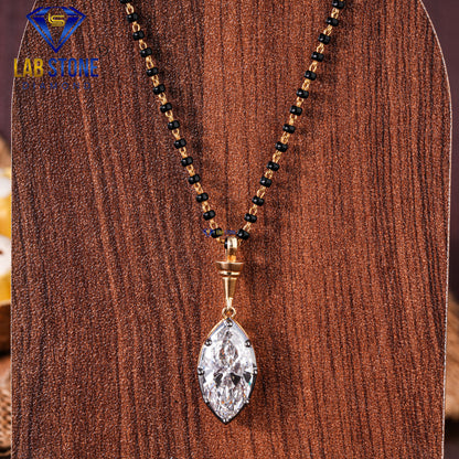 4.47 TDW Marquise Cut Diamond Women’s Mangalsutra