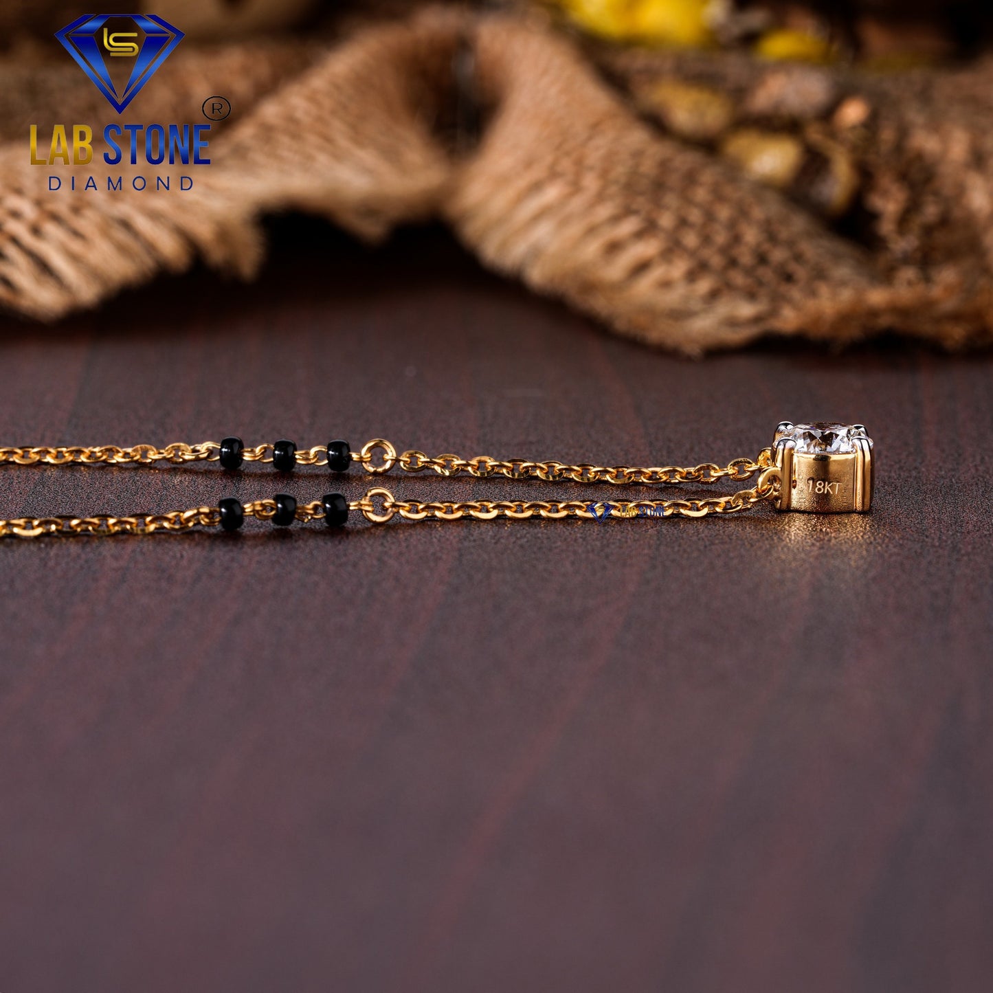 1.00 TDW Round Cut Diamond Women’s Mangalsutra