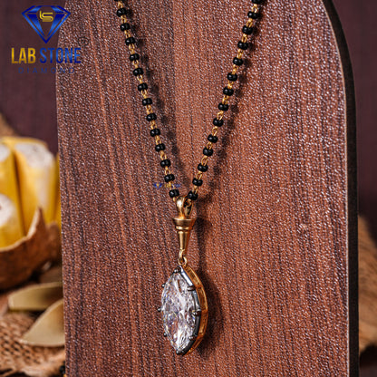 4.47 TDW Marquise Cut Diamond Women’s Mangalsutra