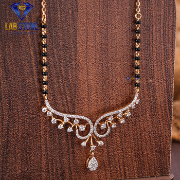 0.90 TDW Round Cut Diamond Women’s Mangalsutra