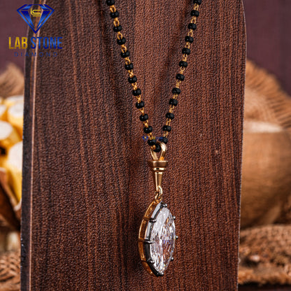 4.47 TDW Marquise Cut Diamond Women’s Mangalsutra
