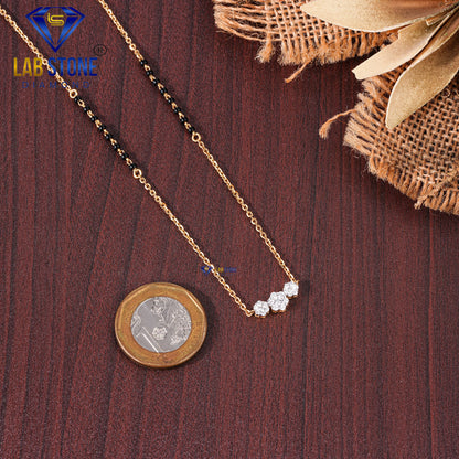 0.38 TDW Round Cut Diamond Women’s Mangalsutra