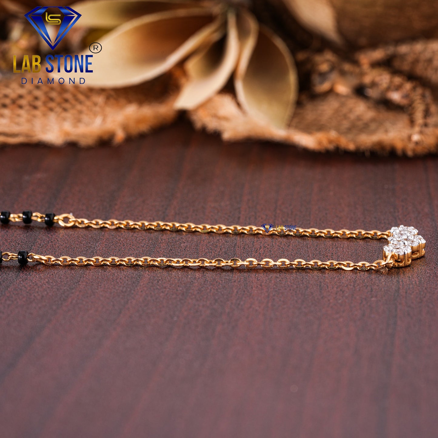 0.38 TDW Round Cut Diamond Women’s Mangalsutra