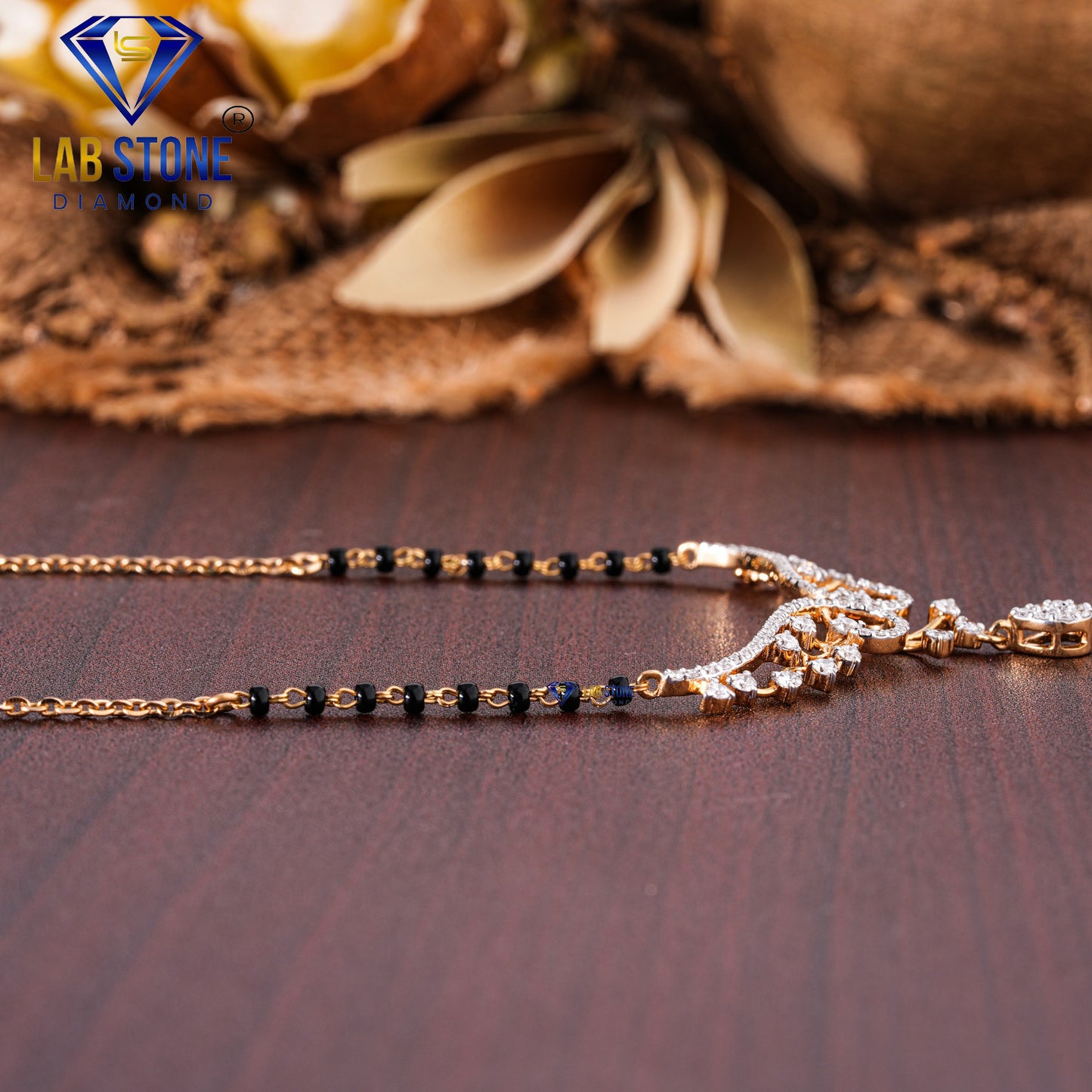 0.90 TDW Round Cut Diamond Women’s Mangalsutra