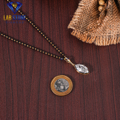 4.47 TDW Marquise Cut Diamond Women’s Mangalsutra