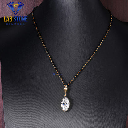 4.47 TDW Marquise Cut Diamond Women’s Mangalsutra