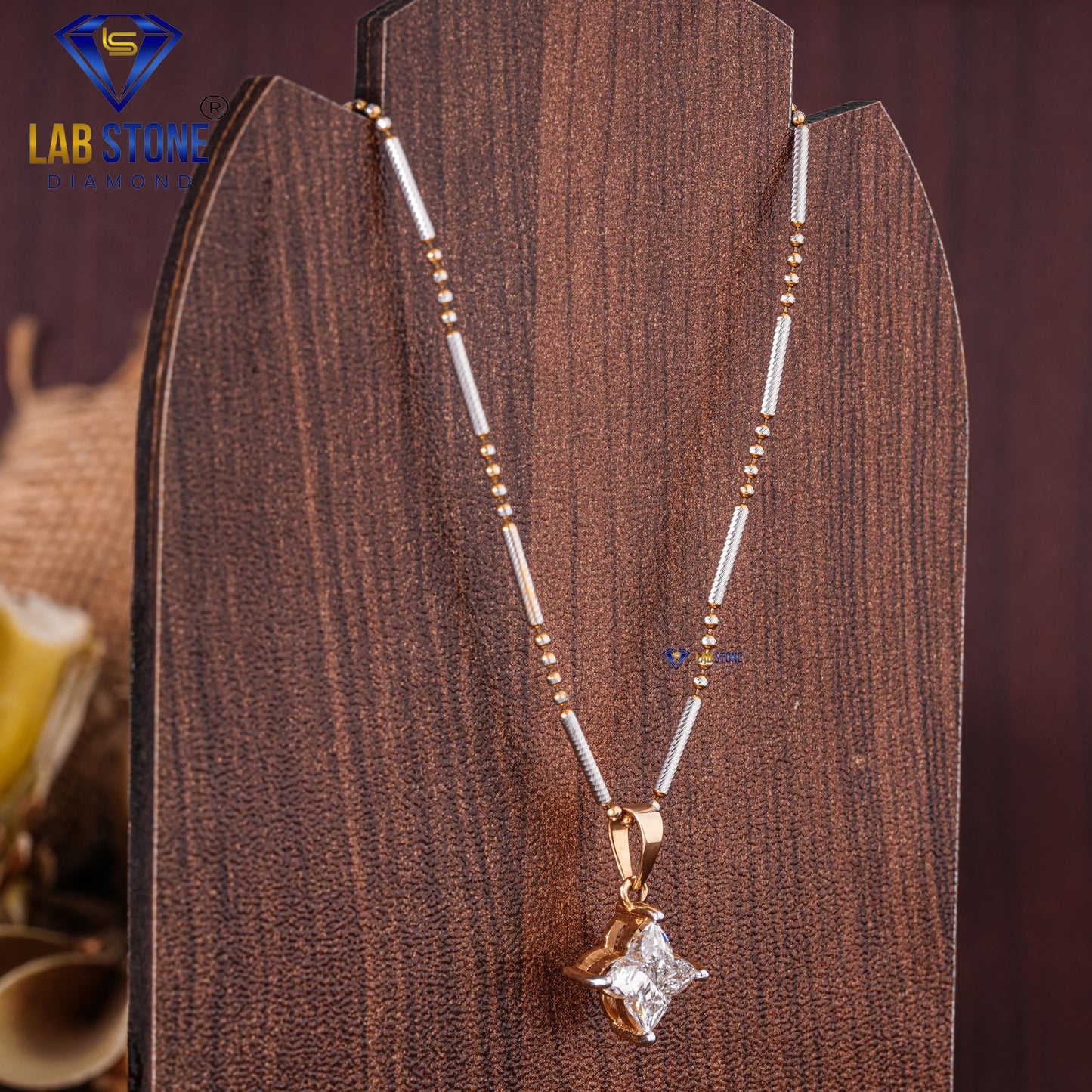 5.00 TDW Custom Cut Diamond Pendant & Earring