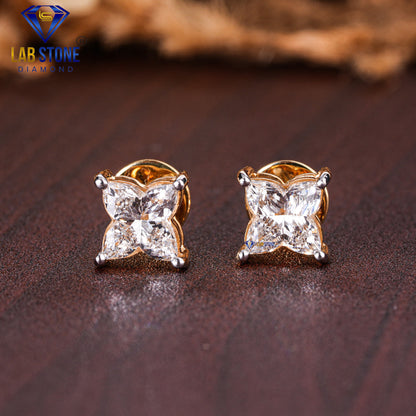 5.00 TDW Custom Cut Diamond Pendant & Earring
