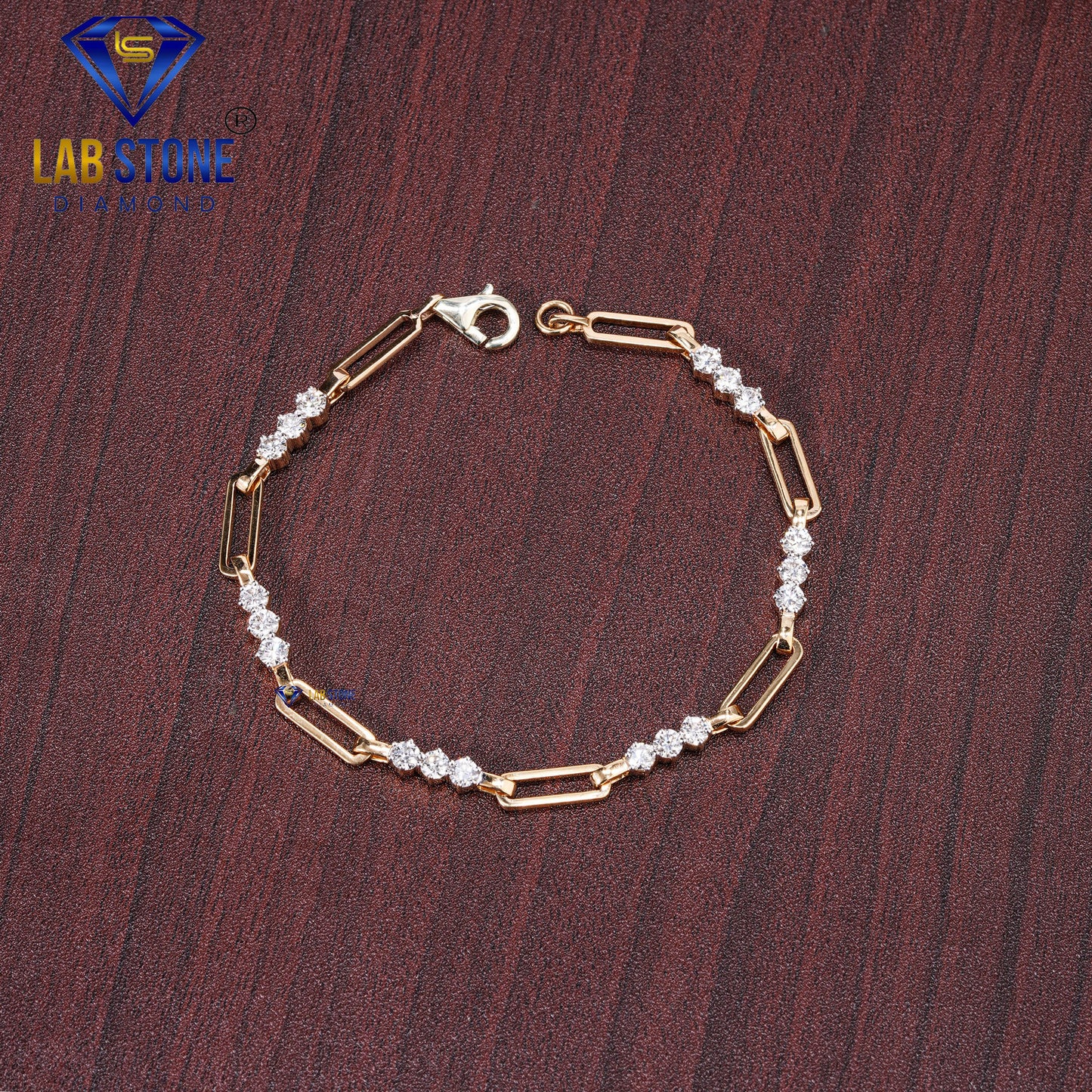 1.33 TDW Round Diamond Slider Bracelet