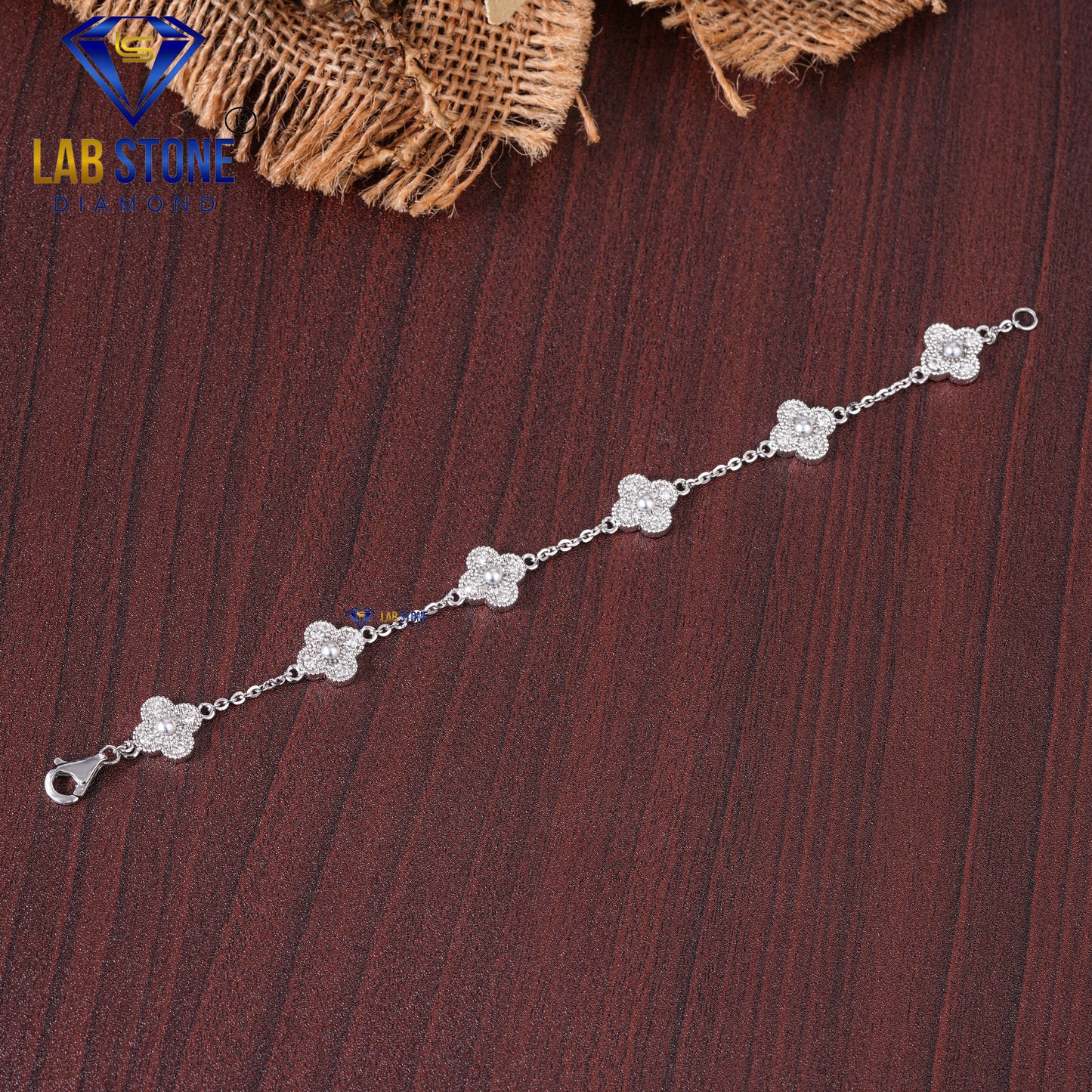 2.97 TDW Round Cut Diamond Slider Bracelet