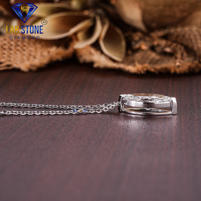 4.00 TDW Marquise Cut Women’s Solitaire Diamond Pendant