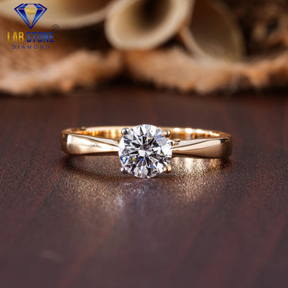 Round Cut Diamond Solitaire Ring 1.22 TDW