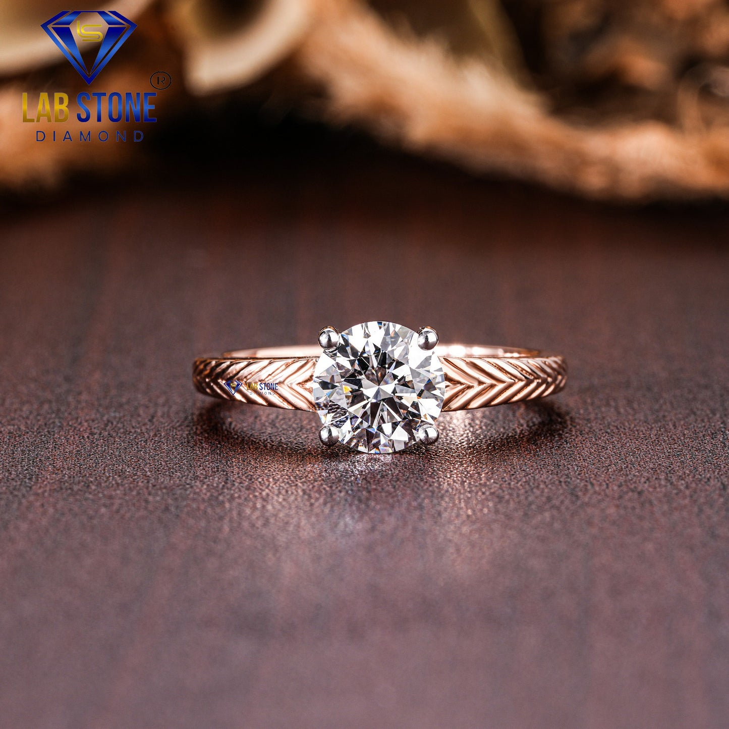 3.54 TDW Round Cut Diamond Women’s Solitaire Ring