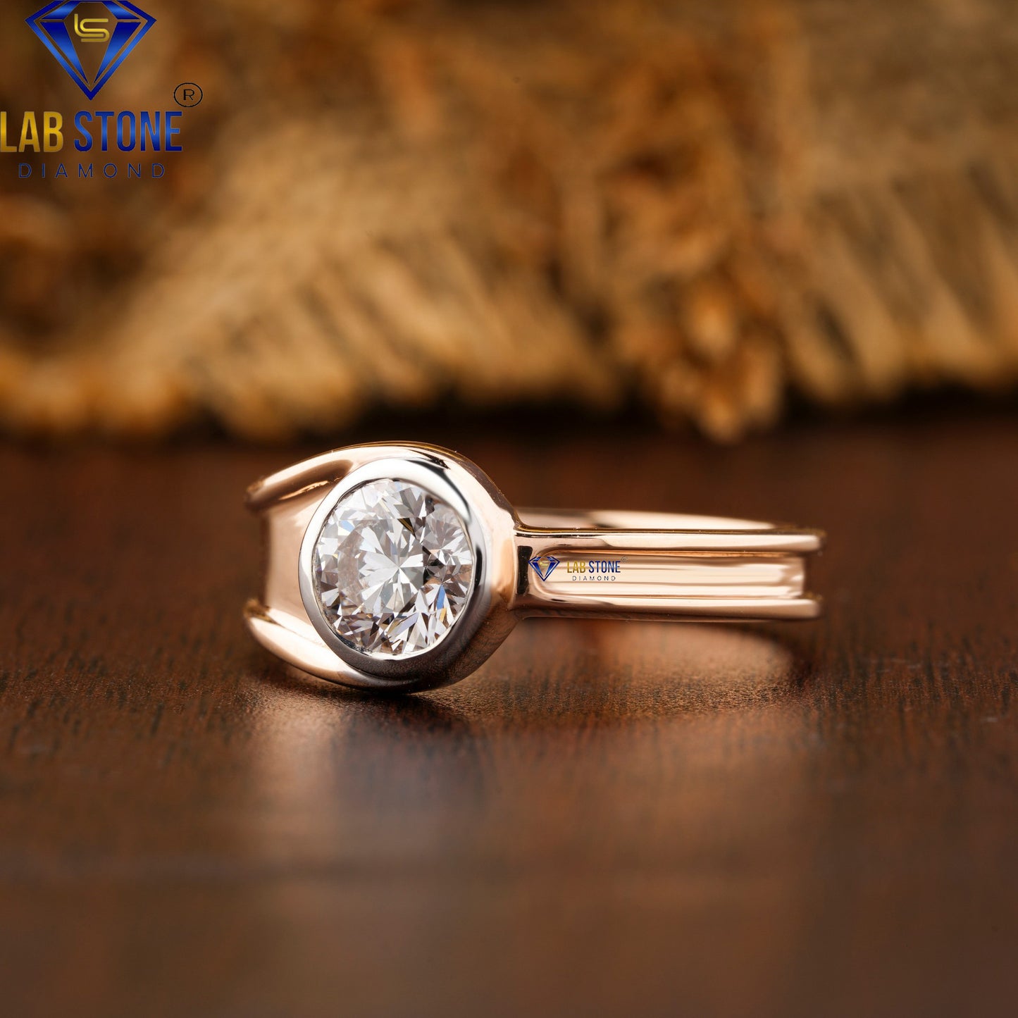 0.82 TDW Round Cut Daimond Women’s Solitaire  Ring