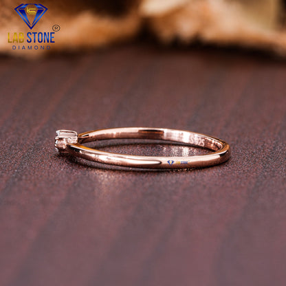 0.05 TDW Round Cut Diamond Women’s Solitaire Ring