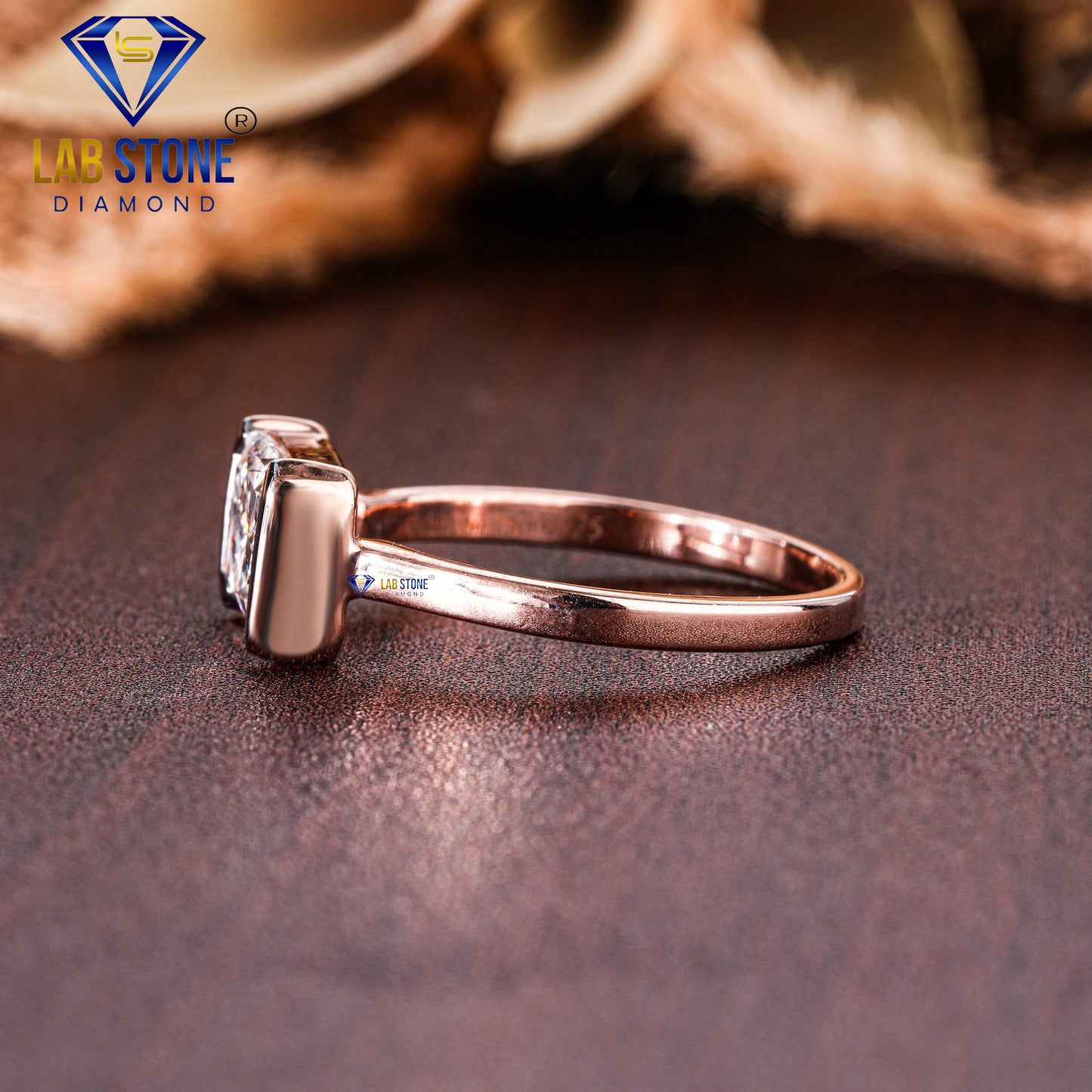 2.42 TDW Radiant Cut Diamond Women's Solitaire Ring