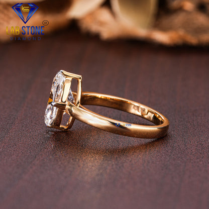 4.08 TDW Cushion cut Diamond Women’s Solitaire Ring