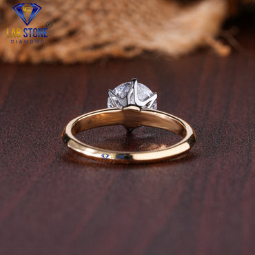 Round Cut Diamond Solitaire Ring 2.00 TDW