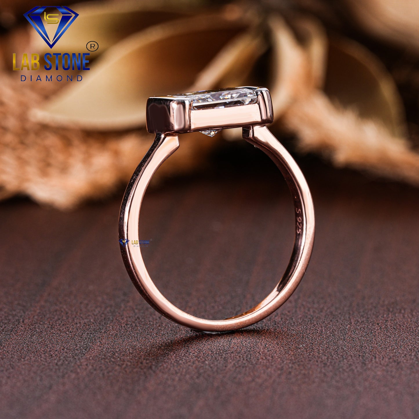 2.42 TDW Radiant Cut Diamond Women's Solitaire Ring