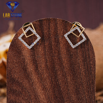 0.26 TDW Round  Cut Daimond Stud Earring