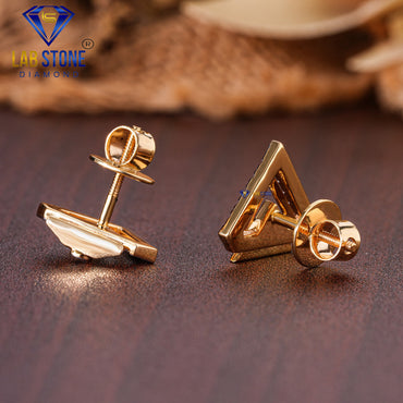 0.21 TDW Round Cut Diamond Stud Earring