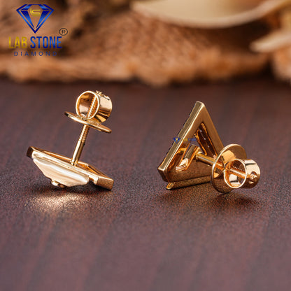 0.21 TDW Round Cut Diamond Stud Earring