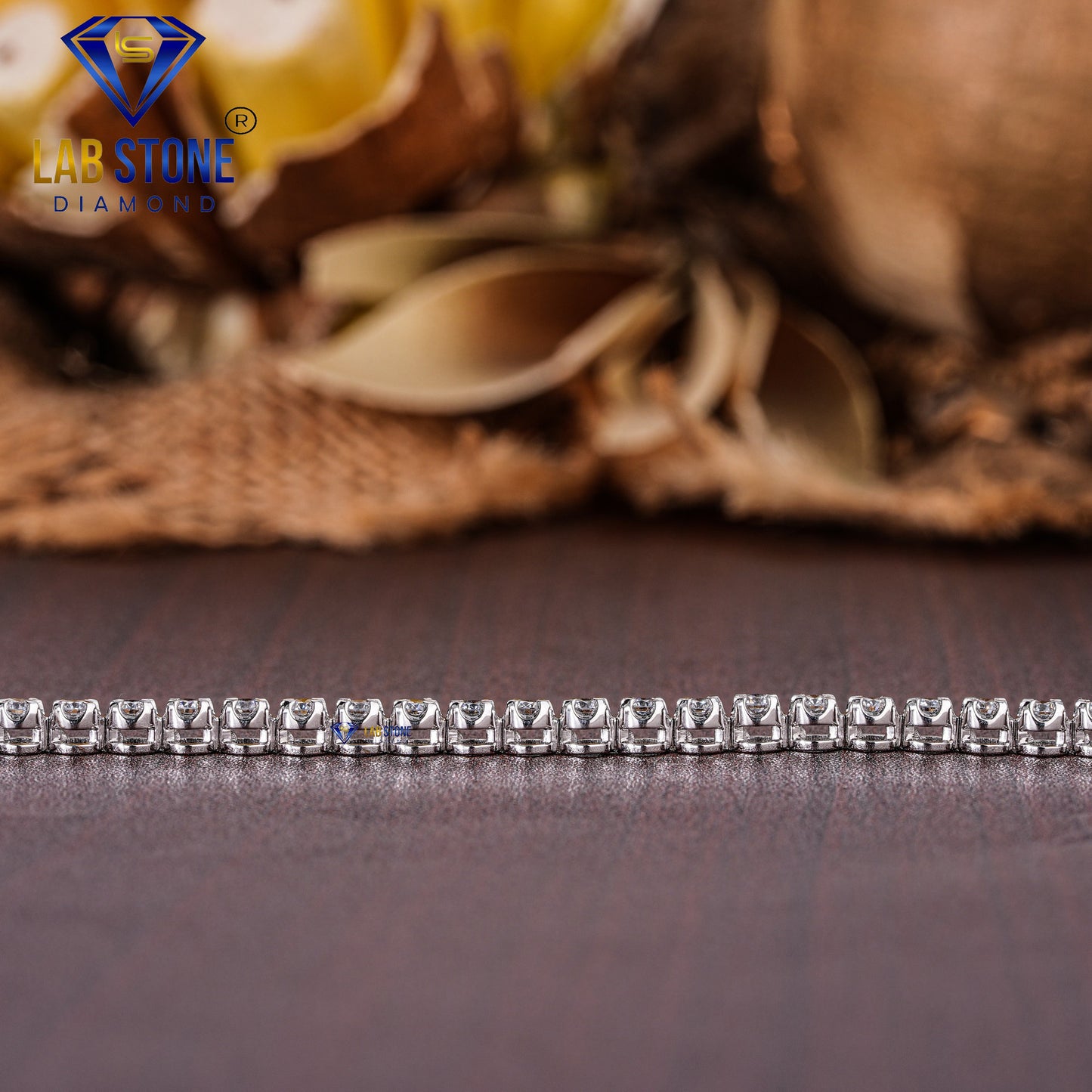 1.82 TDW Round Cut Diamond Tennis Bracelet