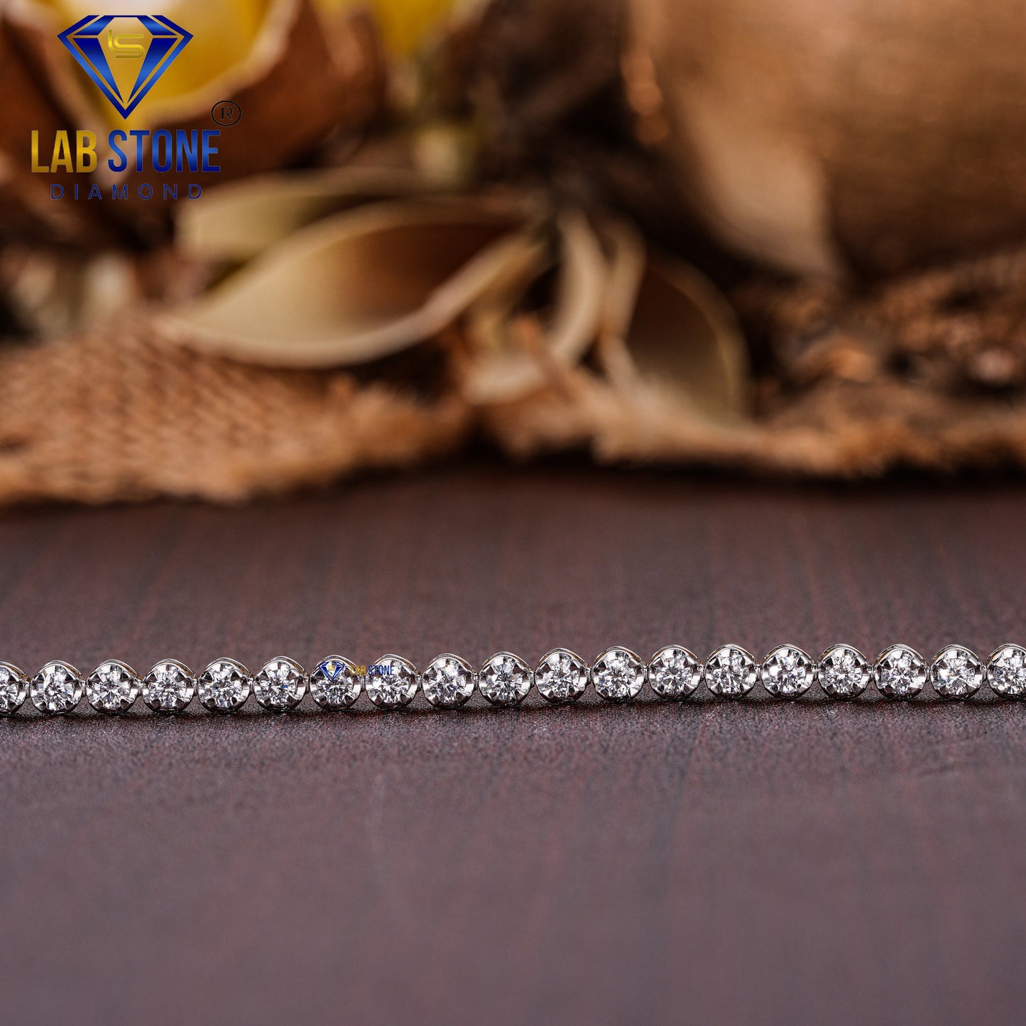 1.82 TDW Round Cut Diamond Tennis Bracelet