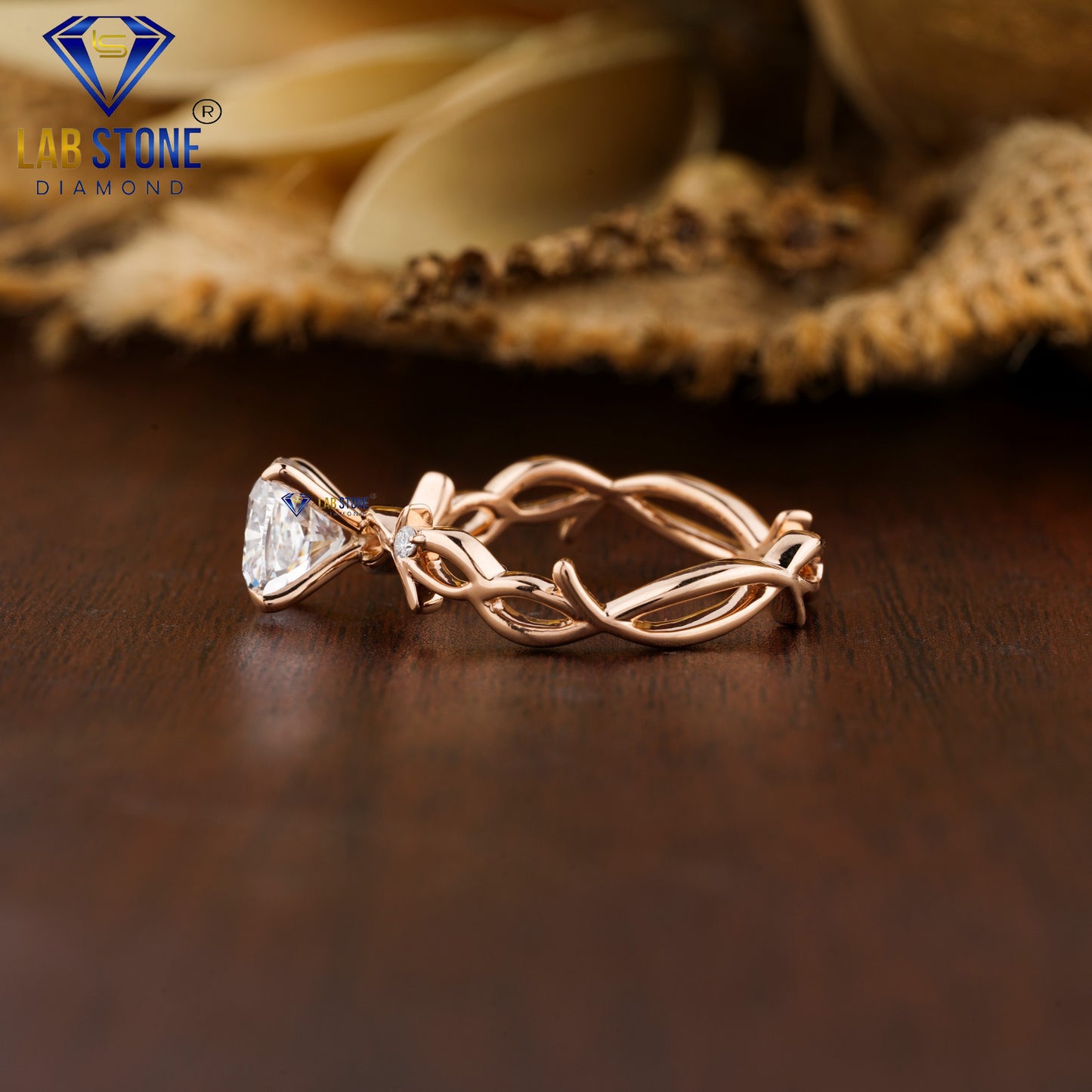 1.62 TDW Round Cut Women’s Three Stone Diamond Ring