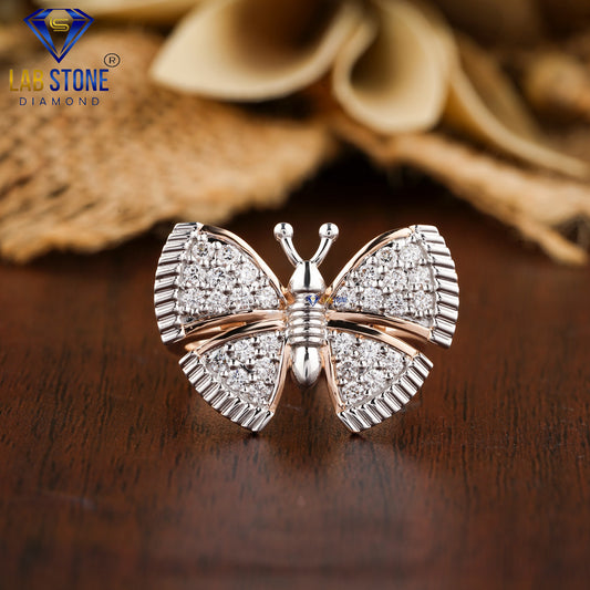 0.630 TDW Round Cut Women’s Engagement Diamond Ring