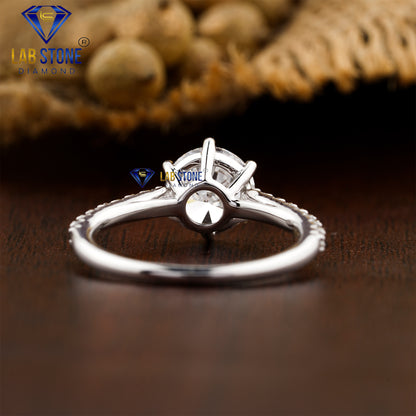 1.19 TDW Round Diamond women's  Engagement Ring