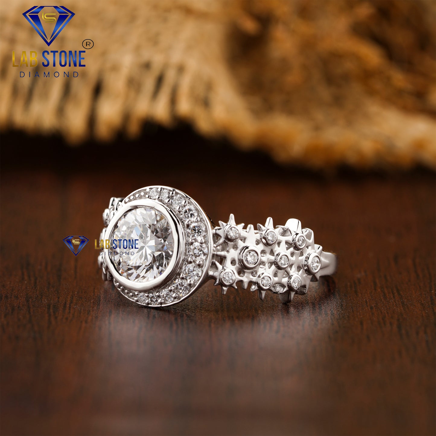 1.14 TDW Round Cut  Diamond Women’s Engagement  Ring