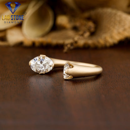 2.50 TDW Oval Cut Women’s Engagement Diamond Ring