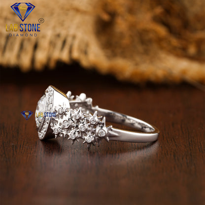 1.14 TDW Round Cut  Diamond Women’s Engagement  Ring