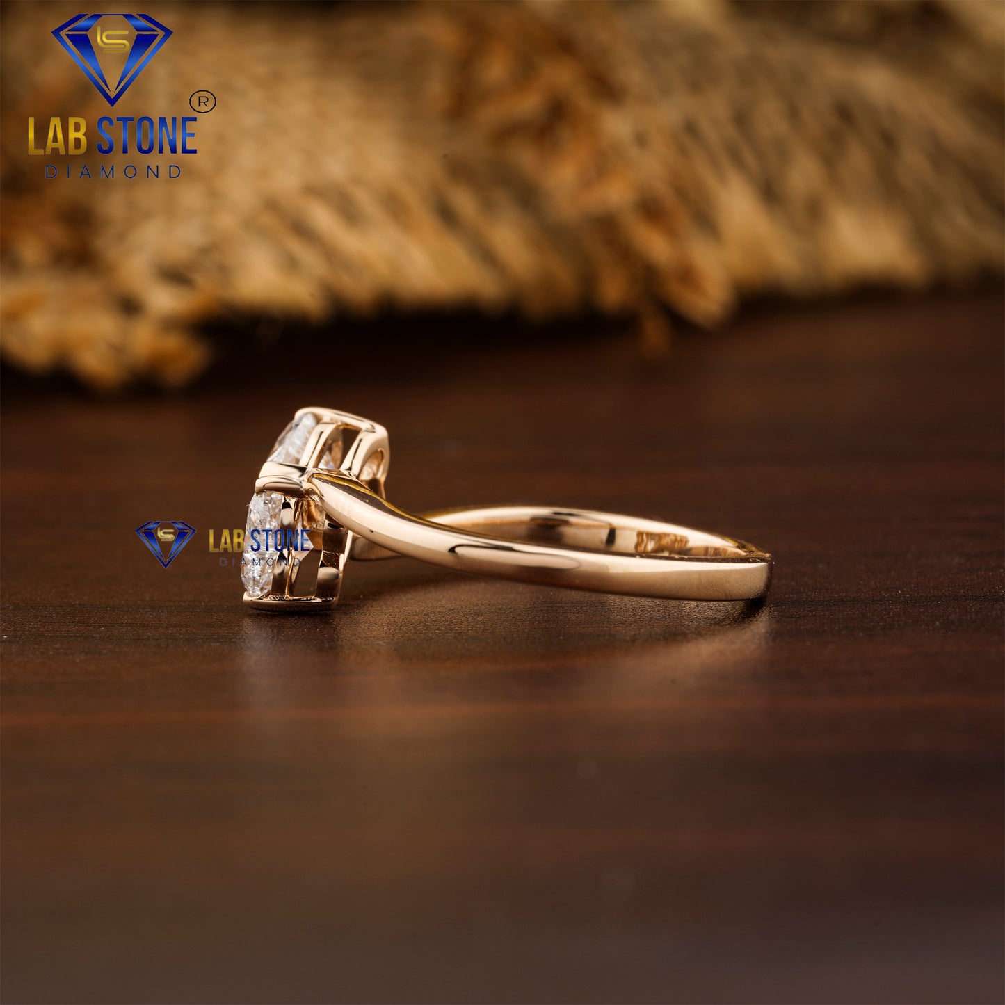 1.00 TDW Heart Cut Women’s Diamond Engagement Ring