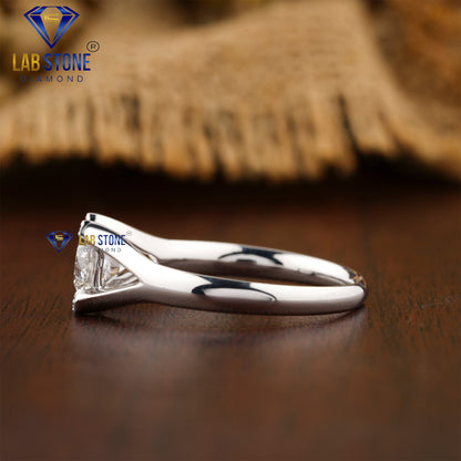 1.02 TDW Round Cut Women’s Diamond Engagement Ring