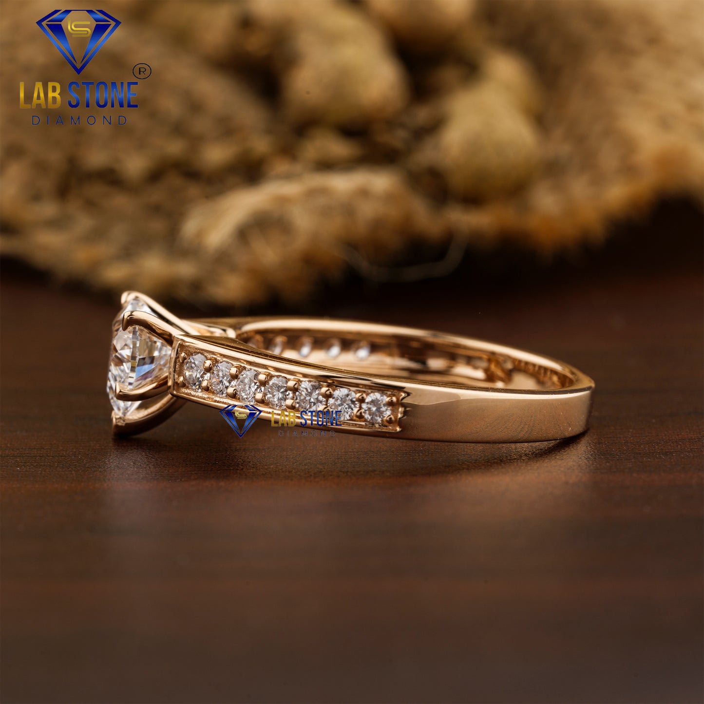 1.51 TDW Heart & Round Cut Women’s Engagement Diamond Ring